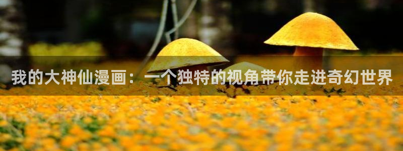 爱腐漫网站：我的大神仙漫画：一个独特的视角带你走进奇幻世界