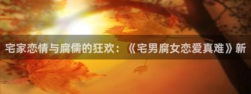 免费无删减腐漫：宅家恋情与腐儒的狂欢：《宅男腐女恋爱真难》新